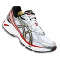 Asics Gel-Foundation 8 (Tn8A3) White / Black / Red (0190 For Men-FREE SHIPPING (USA ORDERS ONLY)