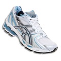 ASICS KAYANO 15 (T950N) WHITE / NAVY / ICEBLUE (0150) for WOMEN (CLOSE-OUT MODEL)