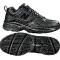 NEW BALANCE 622 BLACK CROSS TRAINER REGULAR (MEDIUM D) for MEN*