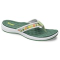 PENINSULA PLAID THONG GREEN PLAID WF29842 for WOMEN