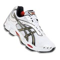 Asics Gel-Cumulus 10 (TN845) WHITE/BLACK/RED (0190) for MEN WIDE EE