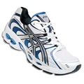 ASICS NIMBUS 11 T941N WHITE/LIGHTNING/BRILLIANTBLUE (0193) for MEN (Close-Out Model)