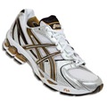 ASICS KAYANO 15 (T900N) WHITE/BRASS/BLACK (0195) for MEN (CLOSE-OUT MODEL)