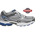 Saucony ProGrid Omni 8 WIDE EE Silver/Navy 20044-1 for Men (CLOSE-OUT MODEL)