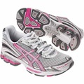 ASICS GEL-FLUENT 2 T9C6N WHITE/PINK/STORM (0125) for WOMEN  (CLOSE-OUT MODEL)