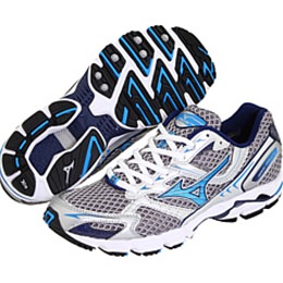 Mizuno Rider 13 410388.735S Silver/Diva Blue-Blue Depths for Women FREE SHIPPING(USA ORDERS ONLY)