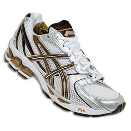 ASICS KAYANO 15 (T900N) WHITE/BRASS/BLACK (0195) for MEN CLOSE-OUT MODEL