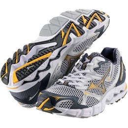Mizuno Wave Alchemy 9 White/Gold Fusion-Dress Blue for Men FREE SHIPPING  (USA ORDERS ONLY)
