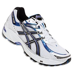 ASICS GEL-1140 (T916N) WHITE/BLACK / BRILLIANT BLUE (0190) WIDE 4E for MEN (CLOSE-OUT MODEL)