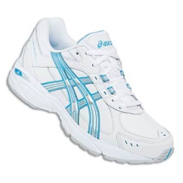 ASICS GEL-RESORT 2 (QO53L) WHITE / SILVER/ DUSTY BLUE (0193) WALKER for WOMEN