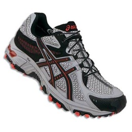 ASICS GEL - TRABUCO 13 (T0B3N) LIGHTNING/ ONYX / FLAME (9390) for MEN  FREE SHIPPING (USA ORDERS ONLY)