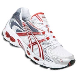 ASICS GEL-NIMBUS 11 T991N WHITE/TANGO/LIGHTNING (0122) for WOMEN (Close-Out Model)