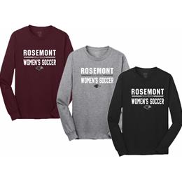 Rosemont Women's Soccer 2024 S Port & Company® Long Sleeve Essential Tee PC61LSRWS24