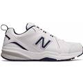 New Balance 608v5 Men's White & Navy Cross Trainer Wide 4E MX608WN54E