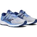 Saucony Omni ISO Women's Wide D Running Shoe Silver Blue Navy S10443-1