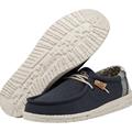 Hey Dude Wally Linen Men's Natural Navy 110792568