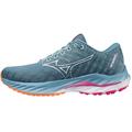 Mizuno Wave Inspire 19 Women's Wide D Dazzling Blue - White 411400 5B00