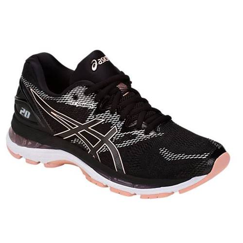 Asics Gel Nimbus 20 Women's Running Shoe Black, Frosted Rose T850N 001