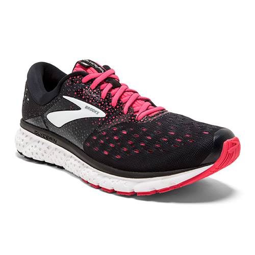 Brooks Glycerin 16 WIDE FIT Womens Running Shoes Black 