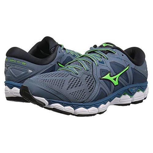 Blue Mizuno Wave Sky 2 Mens Running Shoes 
