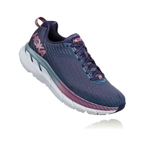 Hoka One One Clifton 5 Women's Wide D Marlin Blue Ribbon 1093758 MBRB