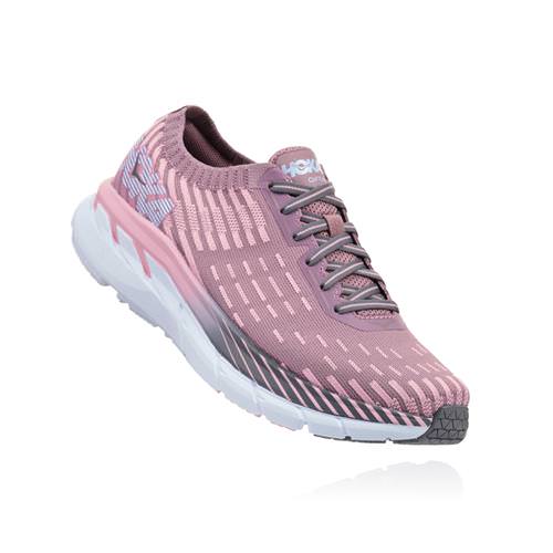 Hoka One One Clifton 5 Knit Women's Cameo Pink Toadstool 1094310 CPTT