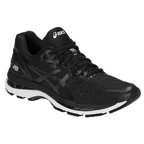 asics nimbus 20 black womens