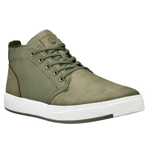 timberland davis square leather and fabric chukka