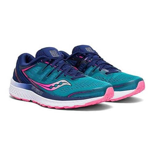 saucony guide 6 women's shoes pink green