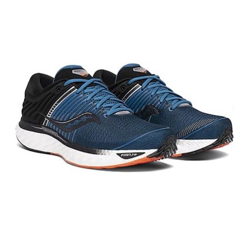 US 10 D Saucony Men's Triumph 17 Running Shoes Blue/Black M 