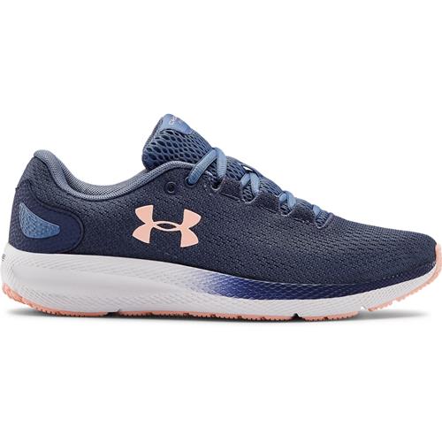 Ceder Estado mordaz Under Armour Charged Pursuit 2 Womens Running Shoe in Blue Ink, White  3022604-401