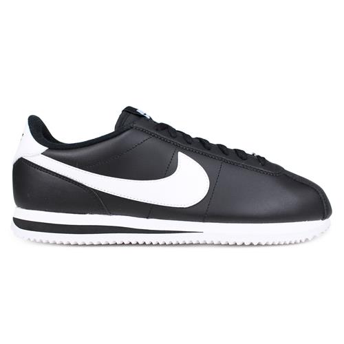 mens nike cortez white and black