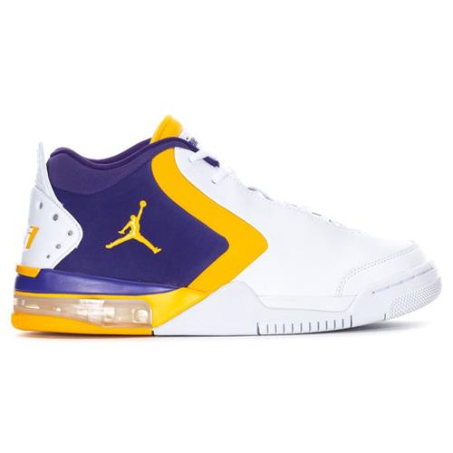 purple gold and white jordans