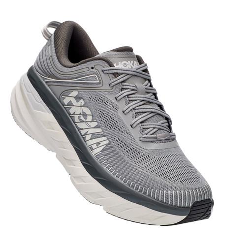 Hoka One One - Men's Bondi 7 Wide Wild Dove / Dark Shadow / 8.5