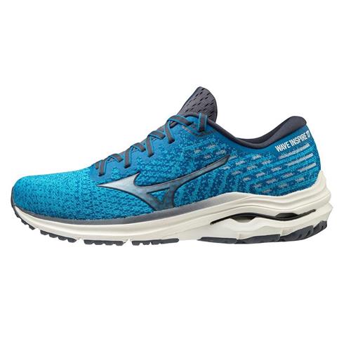 Mizuno Wave Inspire 17 WaveKnit Men's Running Shoe Mykonos Blue-Ombre Blue 411307.5FRE