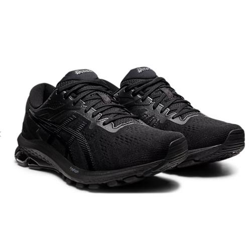 Asics GT-1000 10 Men's Running Shoe 4E Black, Black 1011A999 006