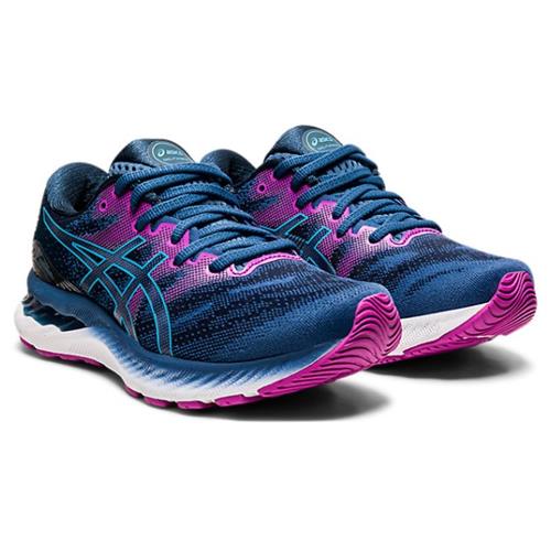 Asics Gel Nimbus 23 Women's D Grand Shark, Digital Aqua 1012A884 402