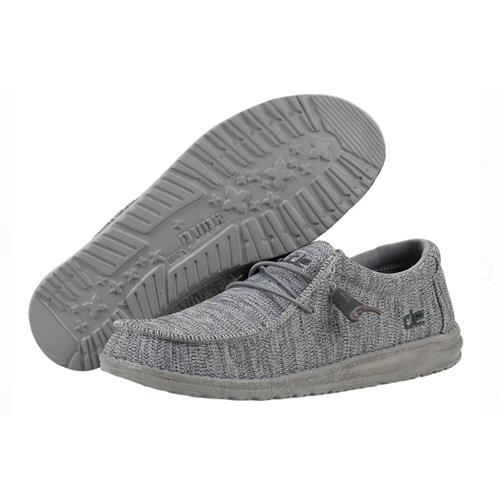 Hey Dude Wally Sox Classic Men's Grey 