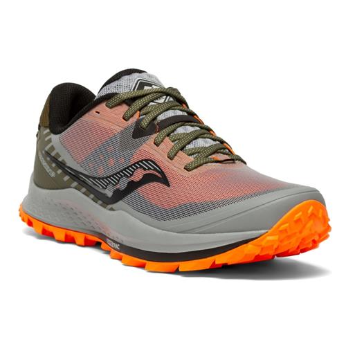 Saucony Peregrine 11 Men's Trail Alloy, Olive,