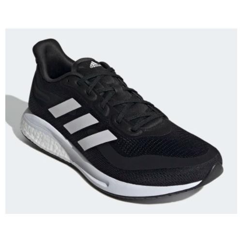 Adidas Running Shoe Core Black, Cloud White, Halo Silver S42722