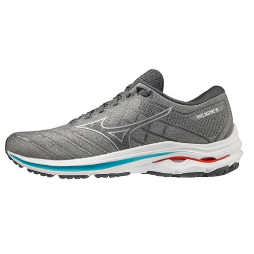 Makkelijk te lezen dun Wiens Mizuno Wave Inspire 18 Men's Running Shoe Ultimate Grey-Silver 411355.UG73