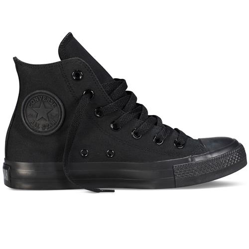 eFootwear - Converse Chuck Taylor All Star Monochrome Hi Canvas, Black M3310