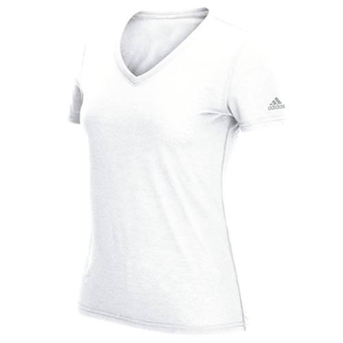 adidas white v neck t shirt