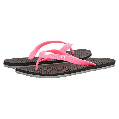 black under armour flip flops