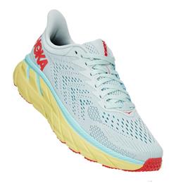 Hoka One One Clifton 7 Women's Morning Mist, Hot Coral 1110509 MMHC