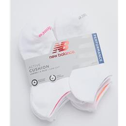 New Balance Performance Women's Low Cut White 6-Pack NBW201LC01WHT