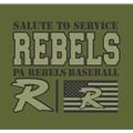 Shop Rebels Baseball Salute To Service Shoes