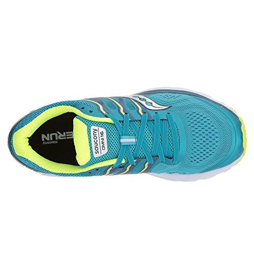 Saucony Omni 16 Women s Running Shoe Teal Citron S10370 4