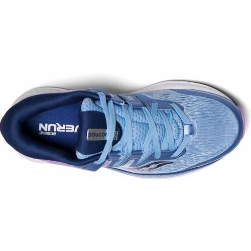 Saucony Ride ISO Women s Running Wide D Blue Navy Purple S10445 1