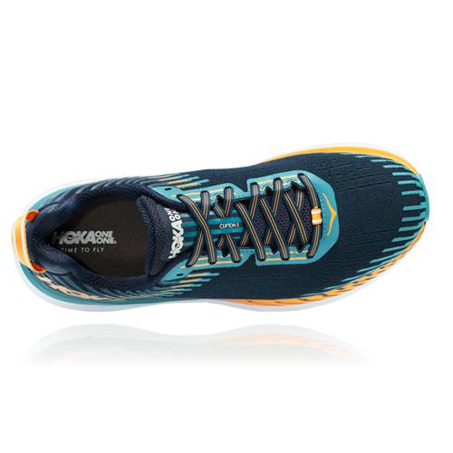 Hoka One One Clifton 5 Men s Black Iris Blue Storm 1093755 BISB